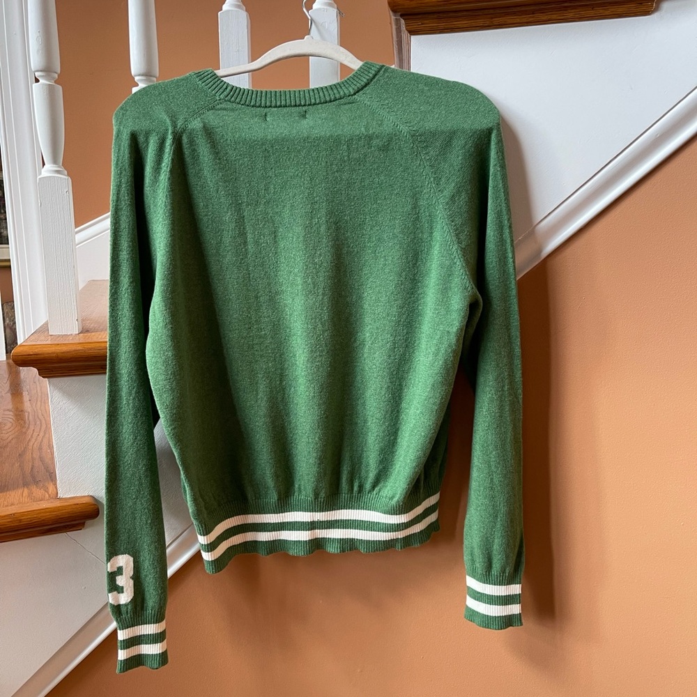 Stateside NWT Cotton/Cashmere Sz M (runs a bit small) Tennis Sweater, classic - Picture 8 of 15